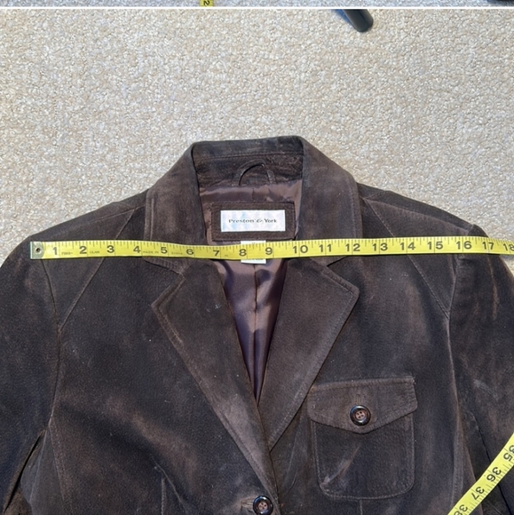 Preston and York Dark Brown Suede Leather Jacket_M - Picture 7 of 10